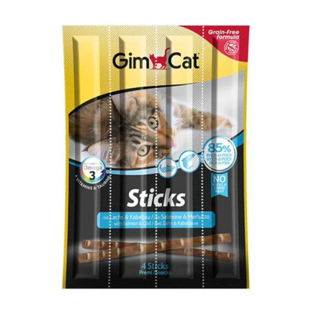 GIMCAT STAPICI LOSOS I  BAKALAR POSLASTICE ZA MACKE 20 g