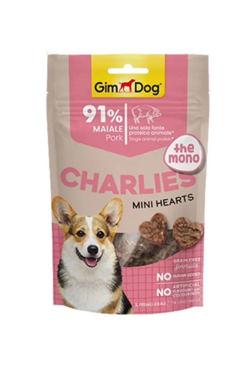GIMDOG CHARLIES THE MONO MINI HEARTS SVINJETINA, POSLASTICA ZA PSE 70G
