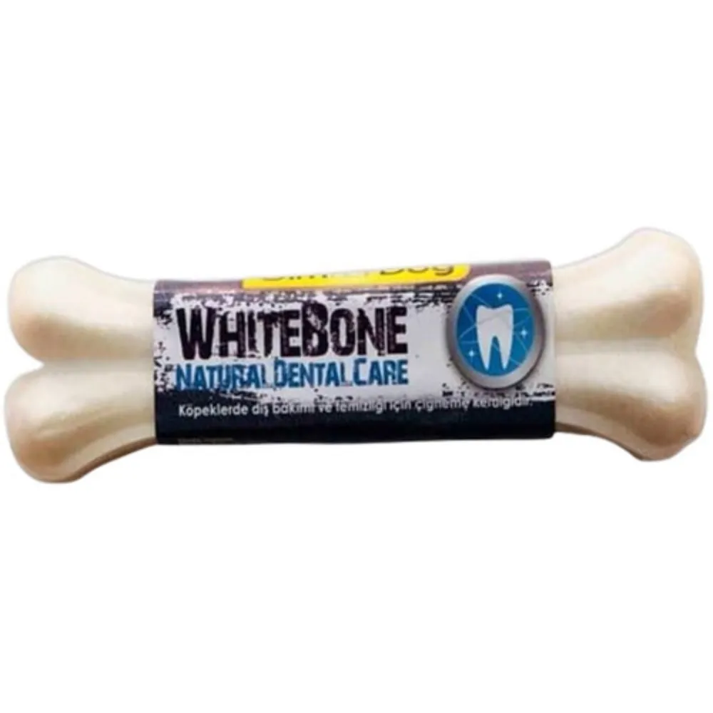 GIMDOG WHITEBONE OSSO - PRIRODNA DENTALNA POSLASTICA ZA PSE 150G