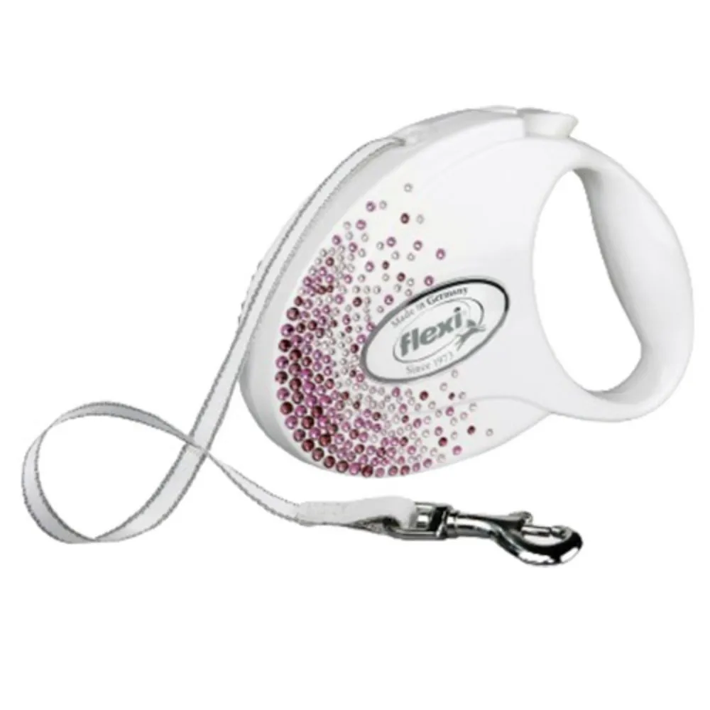 Glam Splash Pink M Tape 5 m  white