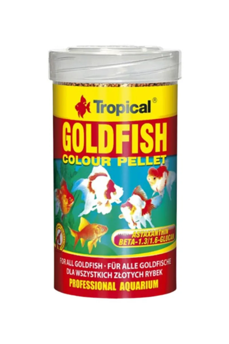 GOLDFISH COLOUR HRANA ZA ZLATNE RIBICE ZA POBOLJSANJE BOJE RIBA U OBLIKU PELETA 100 ML - 36 G