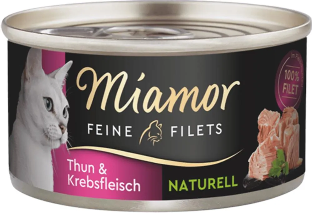 MIAMOR FEINE FILETS, PRIRODNI FILETI, TUNA I KRABA 80G