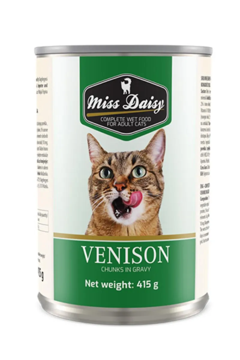 MISS DAISY DIVLJAC, KOMADICI U SOSU 415G KONZERVA ZA MACKE
