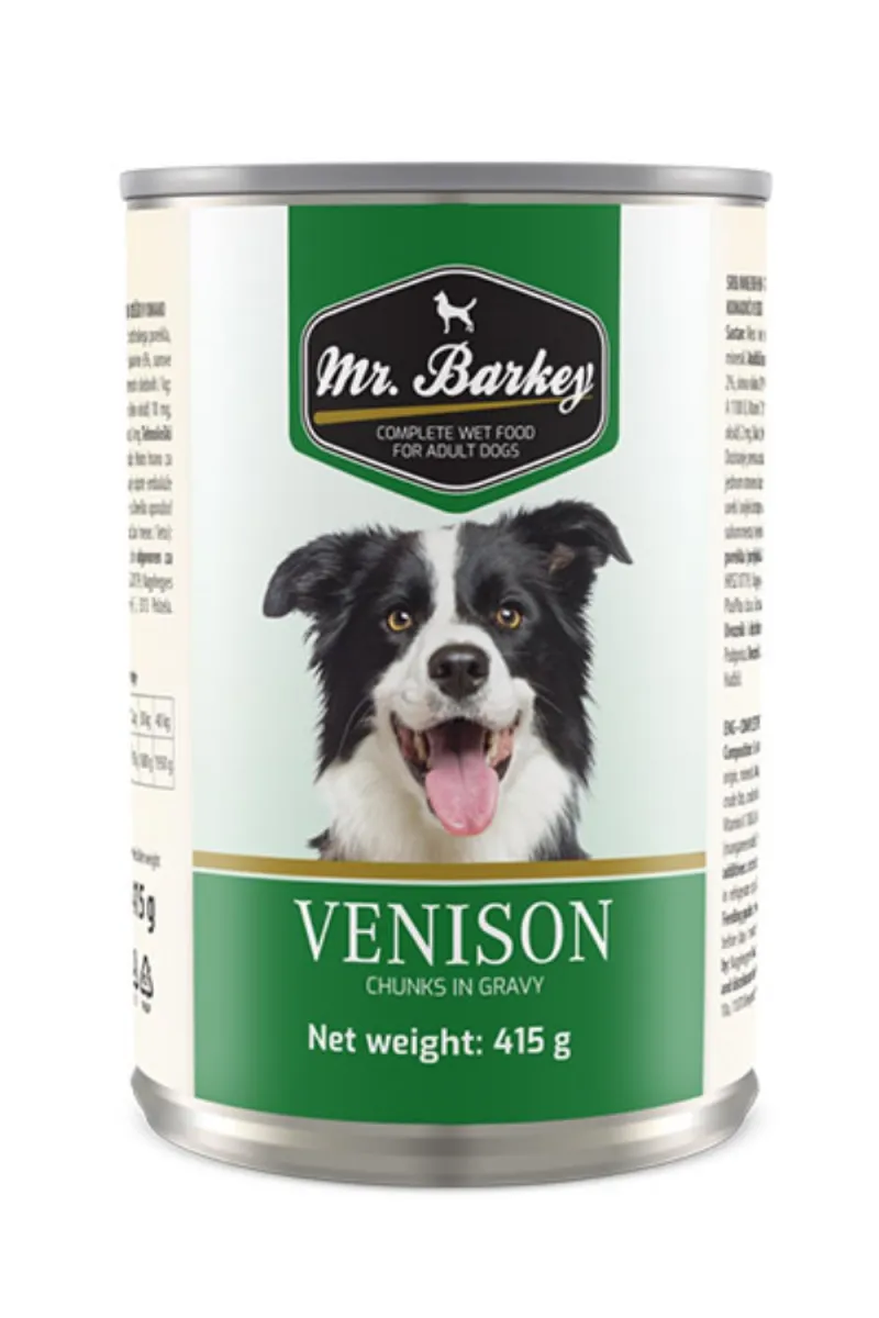 MR. BARKEY DIVLJAC, KOMADICI U SOSU 415G G KONZERVA ZA PSE