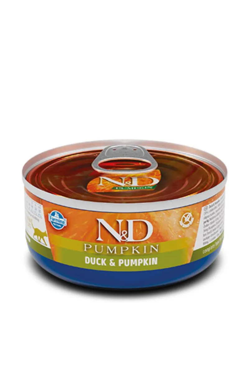 N&D CAN CAT DUCK&PUMPKIN 70G