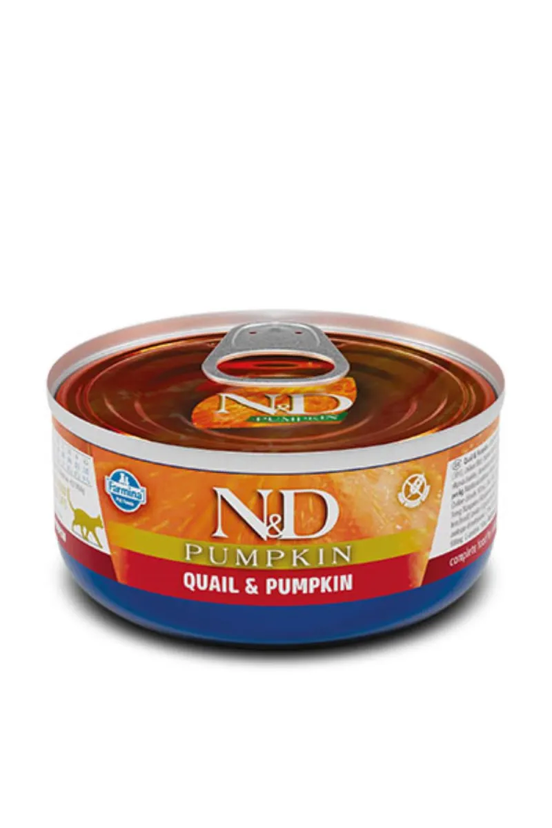 N&D CAN CAT PM QUAIL&PUMPKIN 70G