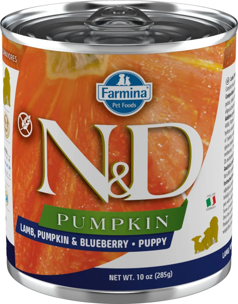 N&D CAN DOG PM PUPPY LAMB&PUMPKIN&BLUEBERRY 285G