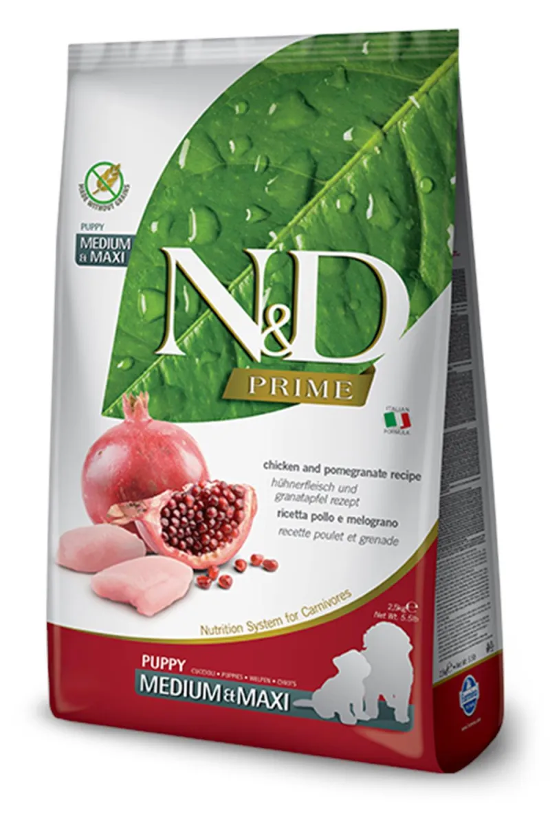 N&D PRIME PUPPY CHICKEN&POM. MEDIUM&MAXI