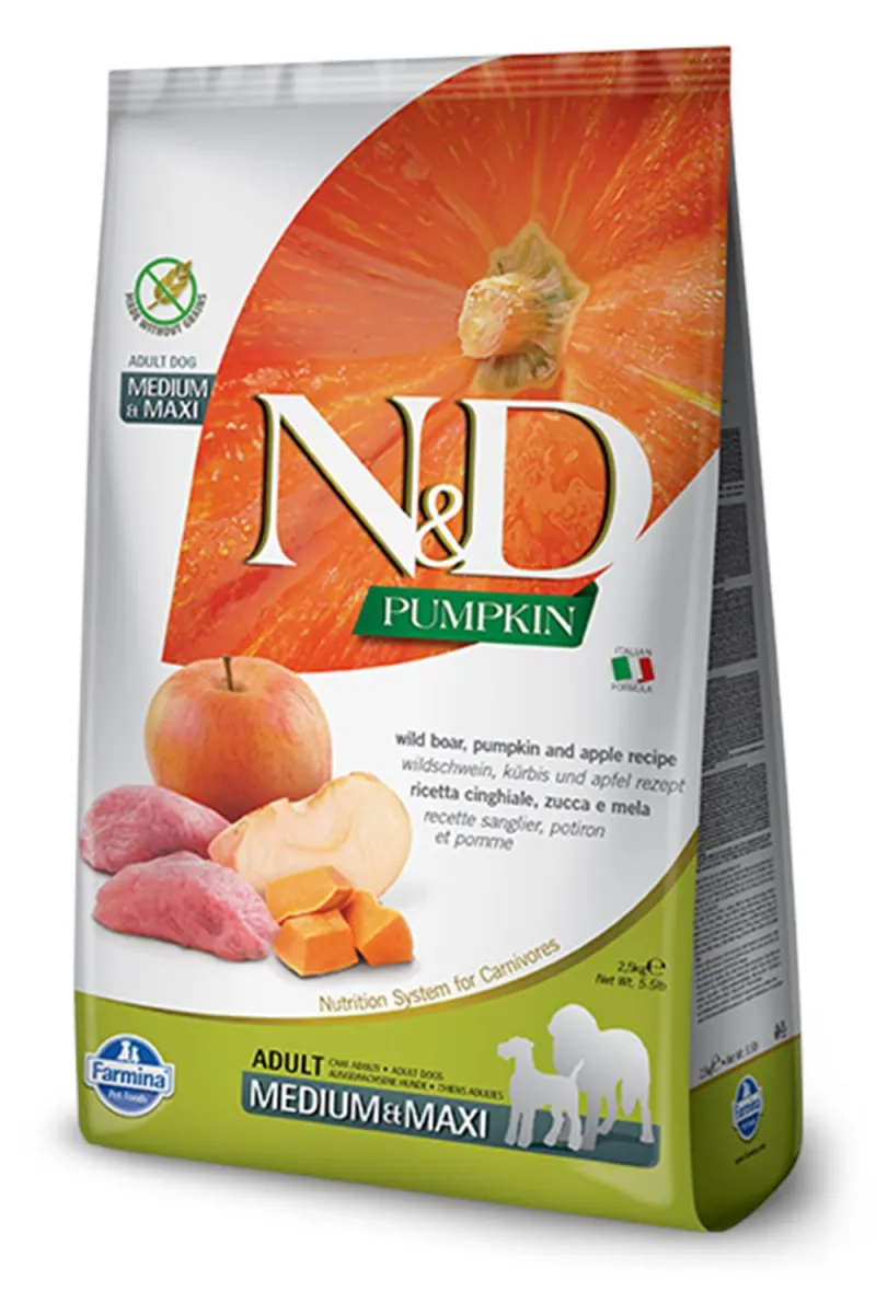 N&D Pumpkin Boar&Apple Medium&Maxi