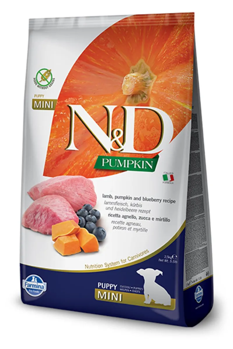N&D Pumpkin Puppy Lamb&Blueberry Mini