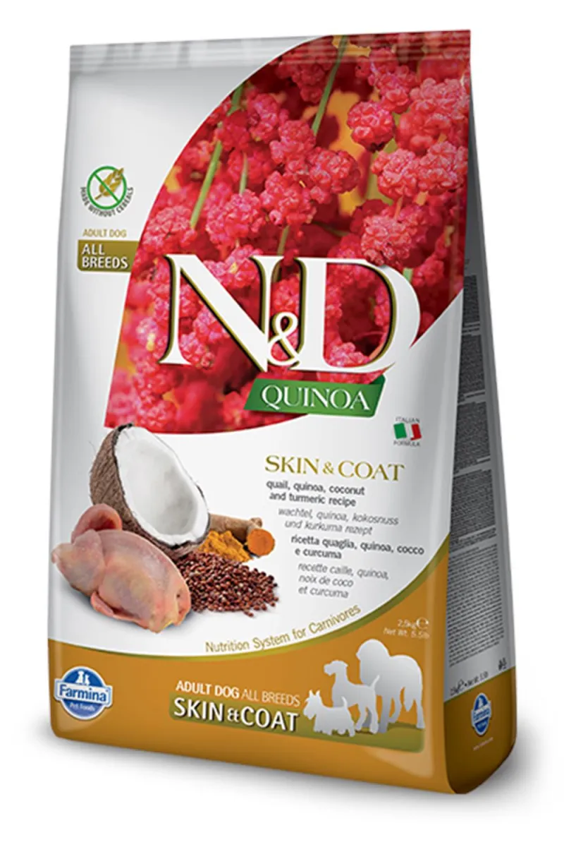 N&D QUINOA SKIN&COAT QUAIL&COCONUT