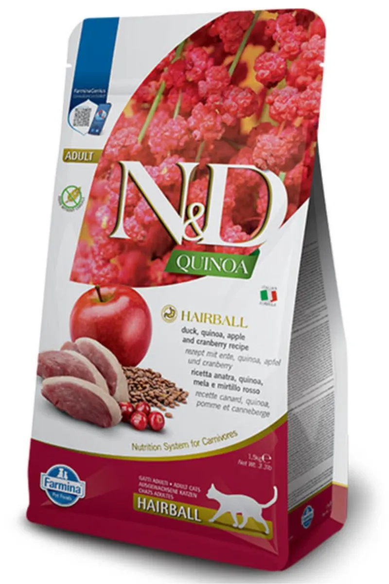 N&D Cat Quinoa Hairball 1,5kg