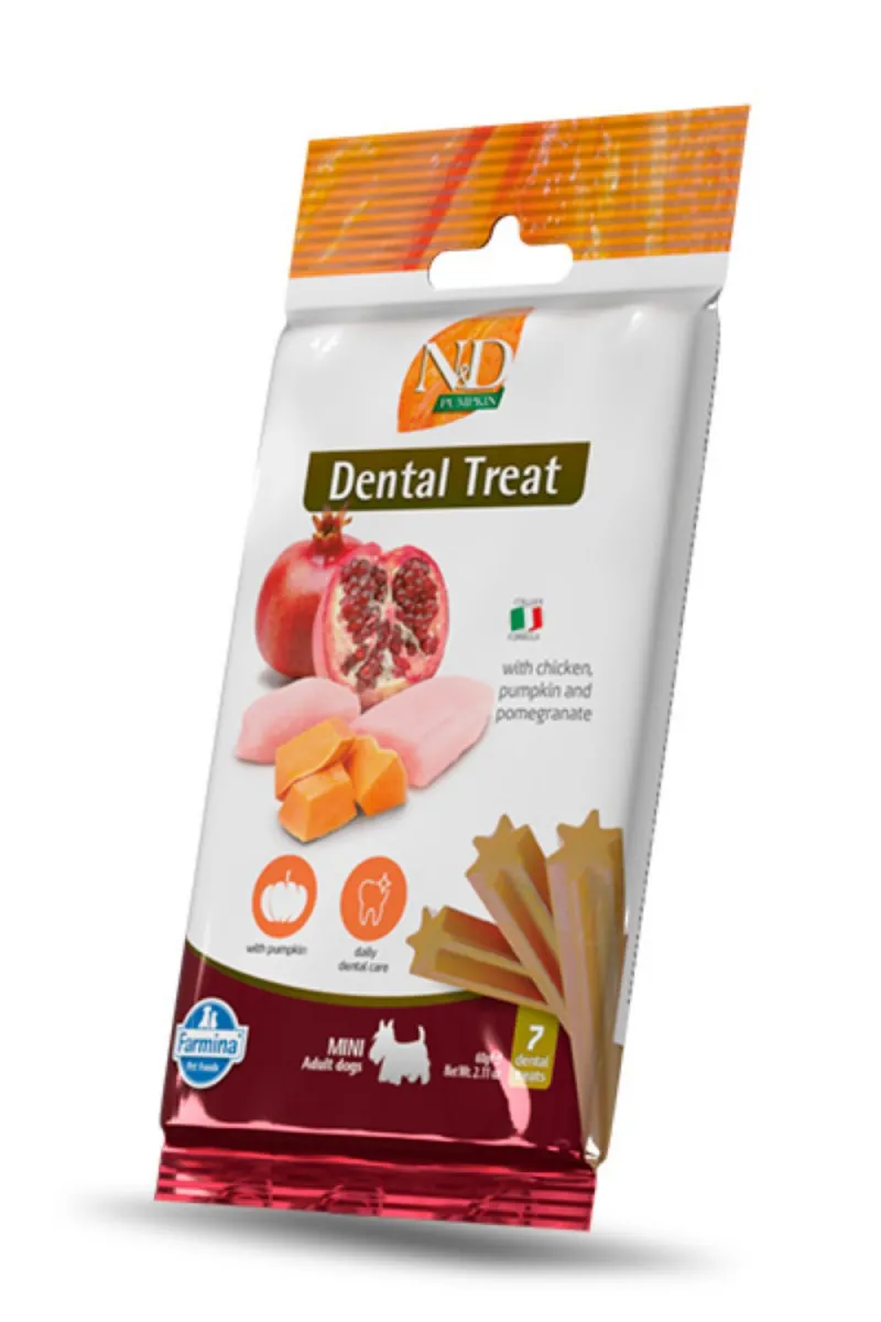 ND Pumpkin Chicken & Pomegranate poslastica za pse, mini 60 g