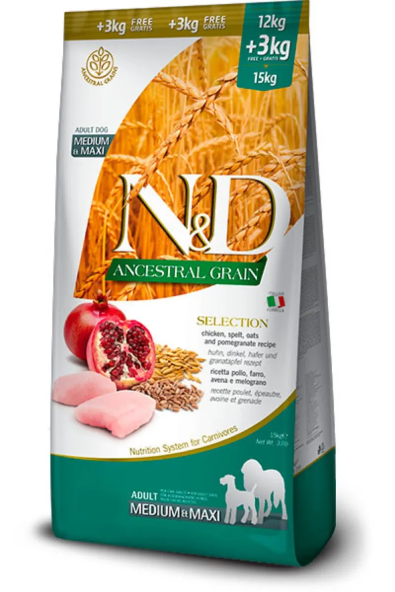 N&D Selection Chicken&Pomegranate Med&Maxi 15kg