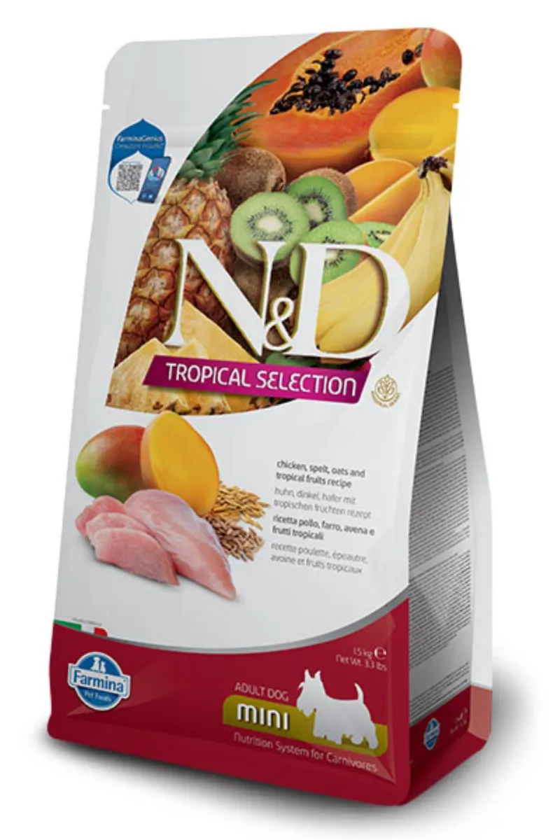N&D Tropical Chicken Mini 1,5kg