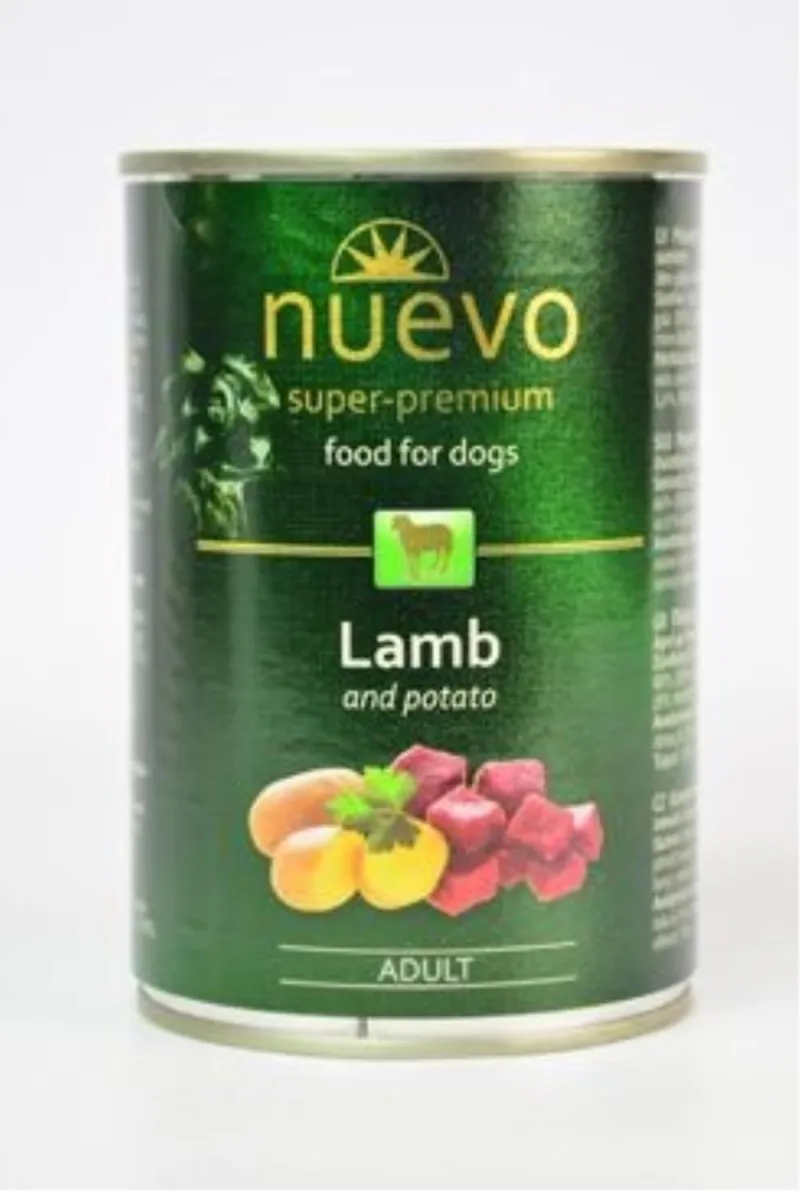 NUEVO JAGNJETINA I KROMPIR GRAIN FREE ZA PSE 400G