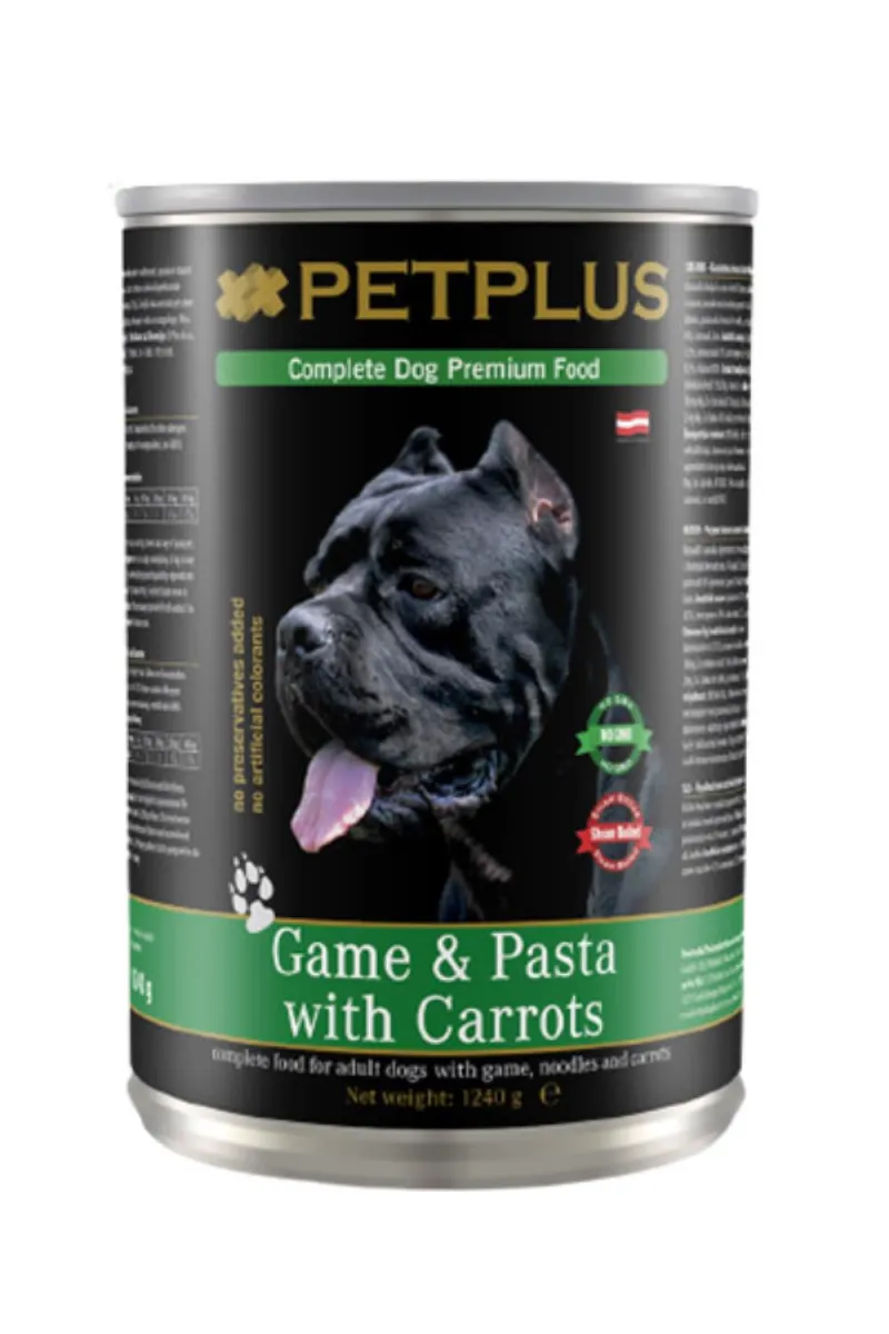 PETPLUS DIVLJAC, NUDLE, SARGAREPA 1240G KONZERVA ZA PSE