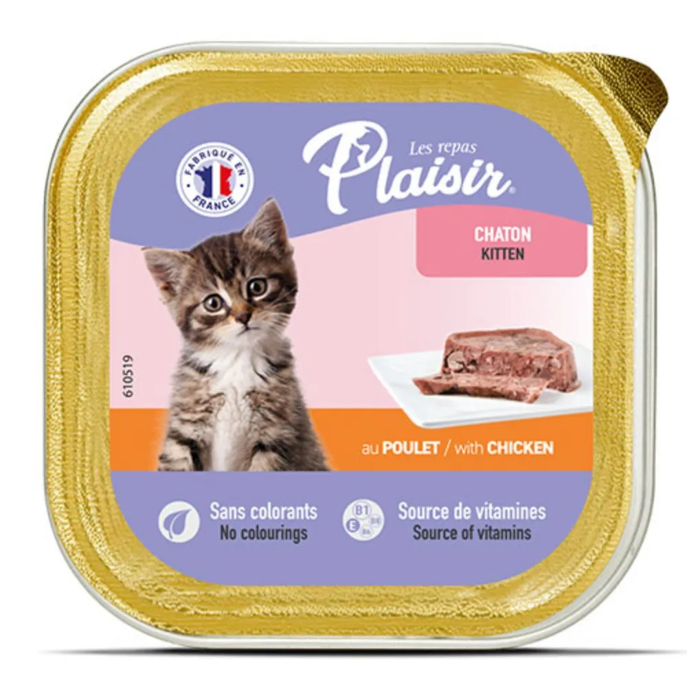 PLAISIR PASTETA KITTEN 100G PILETINA