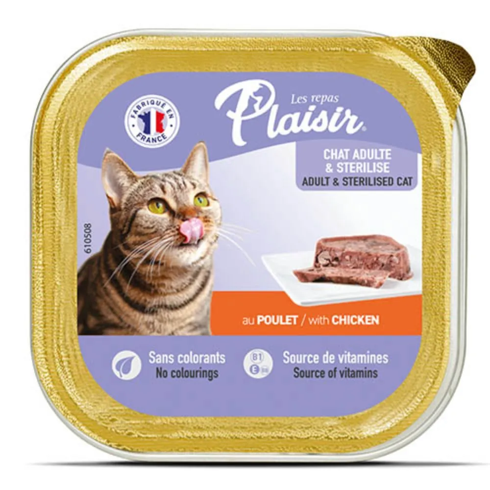 PLAISIR PASTETA ZA MACKE 100G PILETINA
