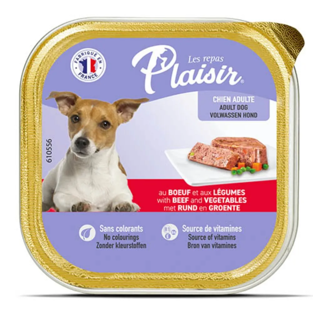 PLAISIR PASTETA ZA PSE 300G GOVEDINA I POVRCE