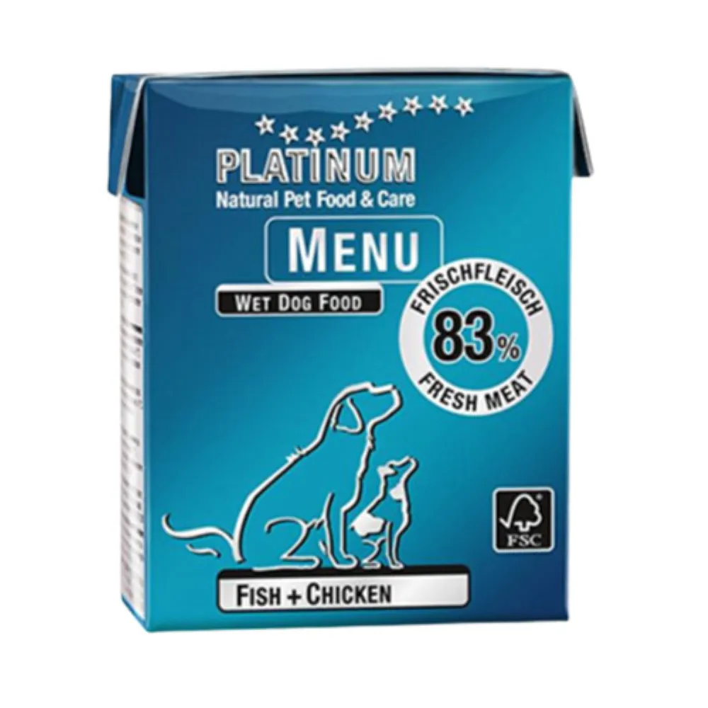PLATINUM MENU FISH&CHICKEN 375 G