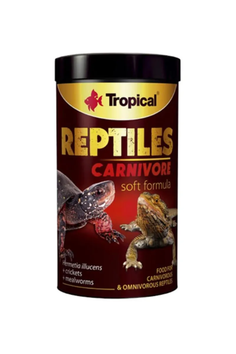 REPTILES CARNIVORE SOFT HRANA ZA REPTILE MESOJEDE U OBLIKU MEKANIH STAPICA 250 ML - 65 G