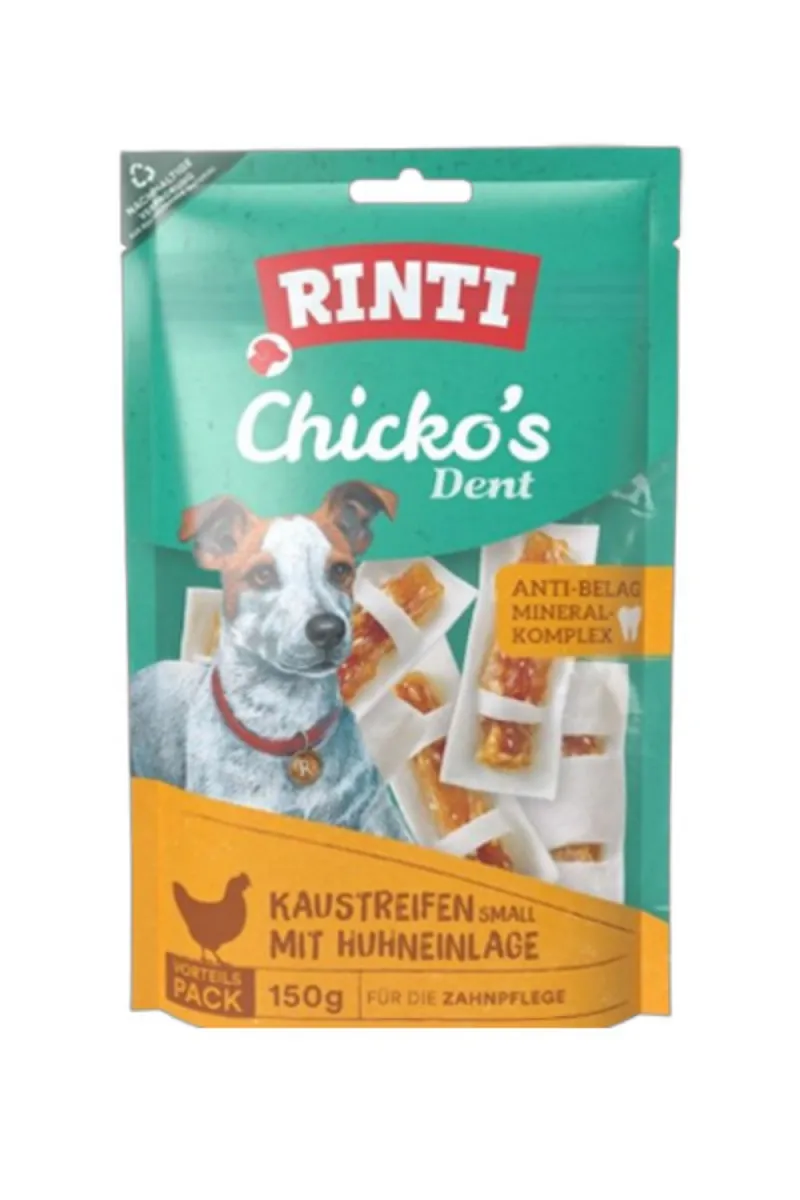 RINTI CHICO DENT S PILETINA, POSLASTICA ZA PSE 150G