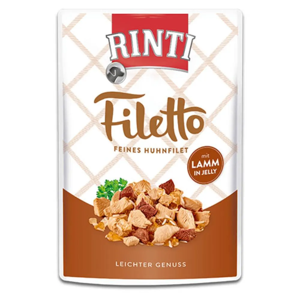 RINTI FILETTO PILETINA I JAGNJETINA U ZELEU, SOS ZA PSE 100G