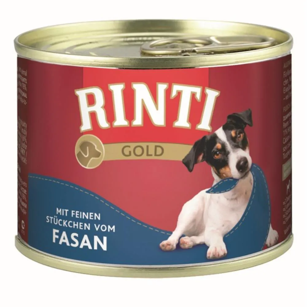 RINTI GOLD FAZAN, KONZERVA ZA PSE 185G