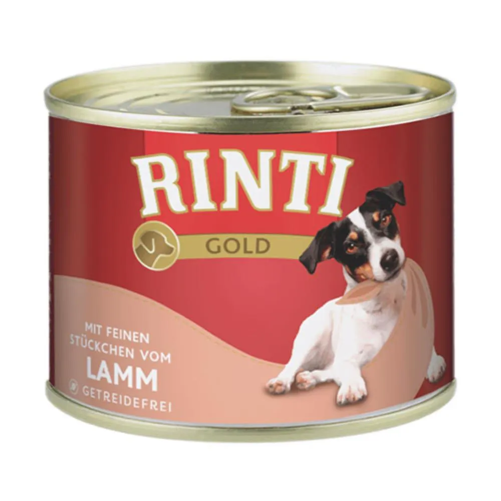 RINTI GOLD JAGNJETINA, KONZERVA ZA PSE 185G