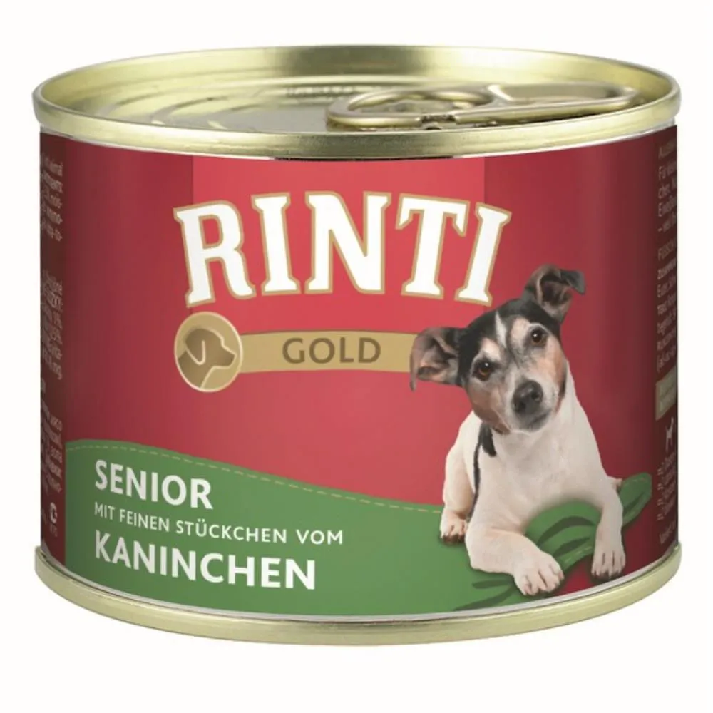 RINTI GOLD SENIOR ZECETINA, KONZERVA ZA PSE 185G