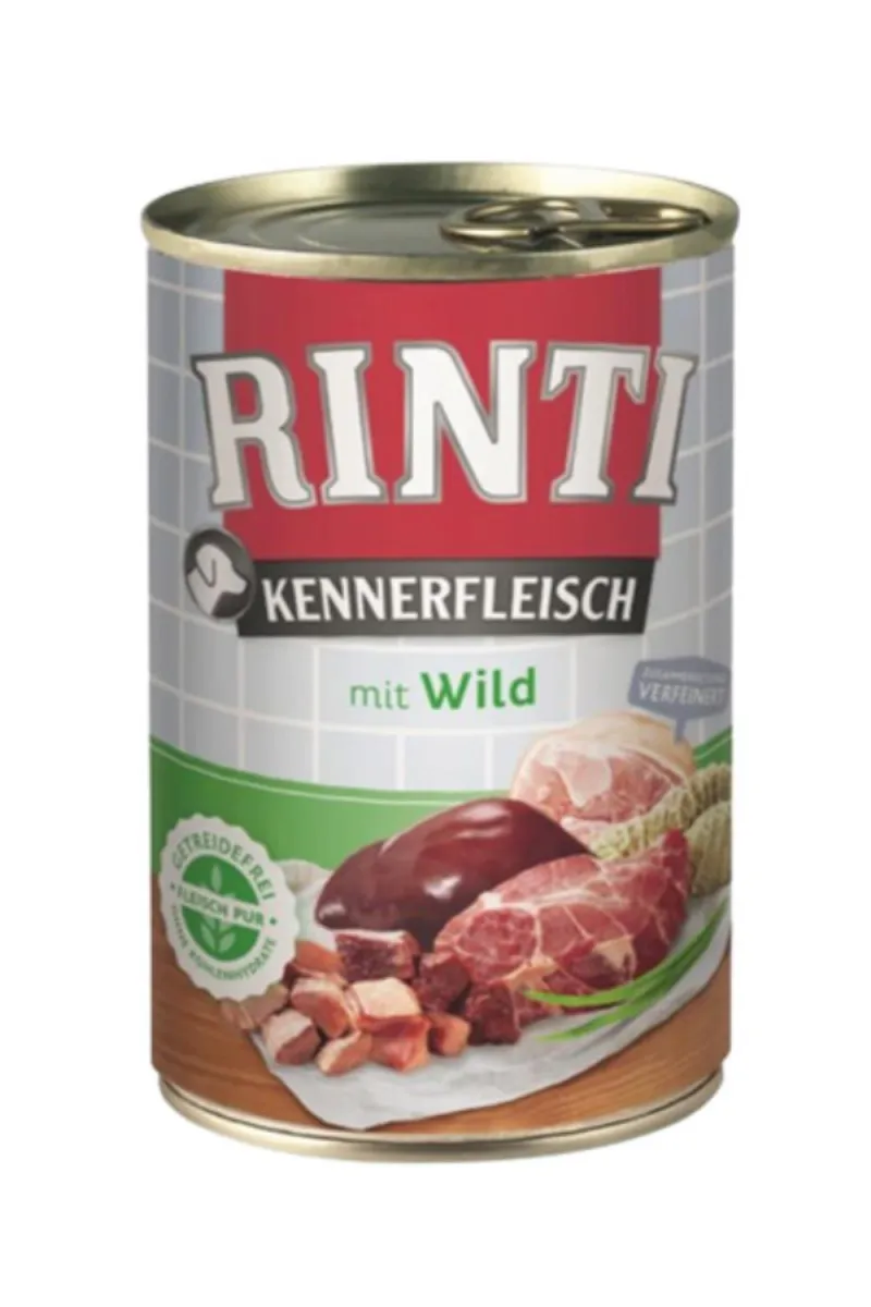 RINTI KENNERFLEISCH DIVLJAC, KONZERVA ZA PSE 400G