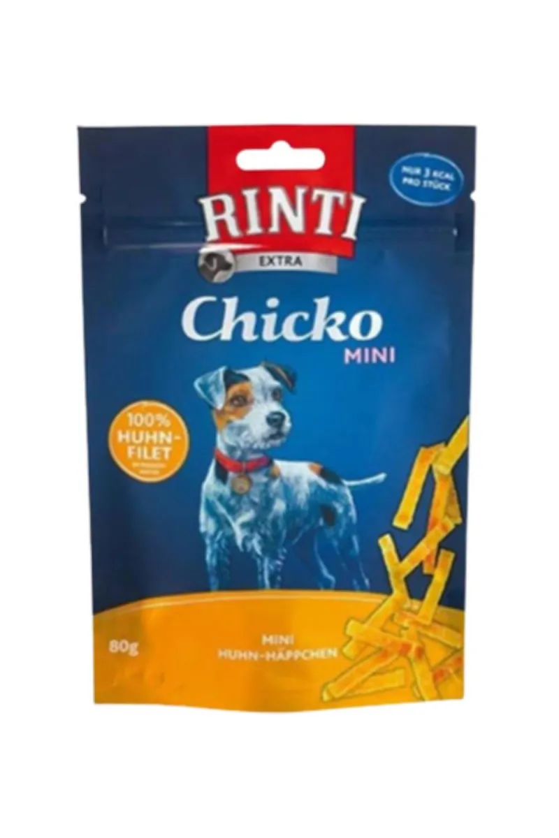RINTI MINI CHICKO PILETINA, POSLASTICA ZA PSE 80G