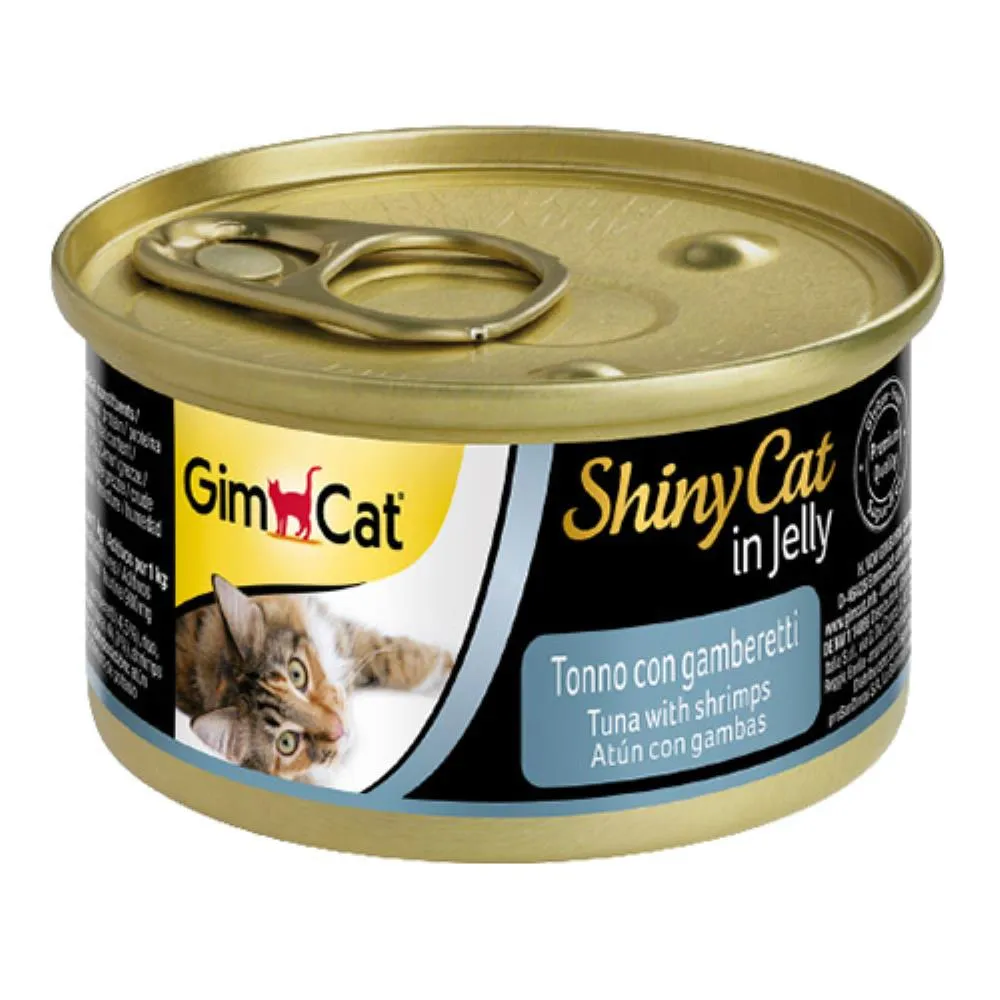 SHINY CAT JELLY TUNA I SKAMPI - KONZERVA ZA MACKE 70 G