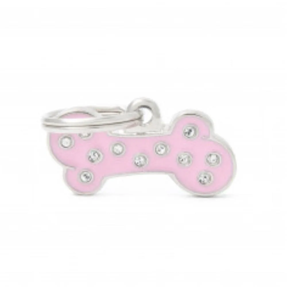 SMALL PINK BONE STRASS