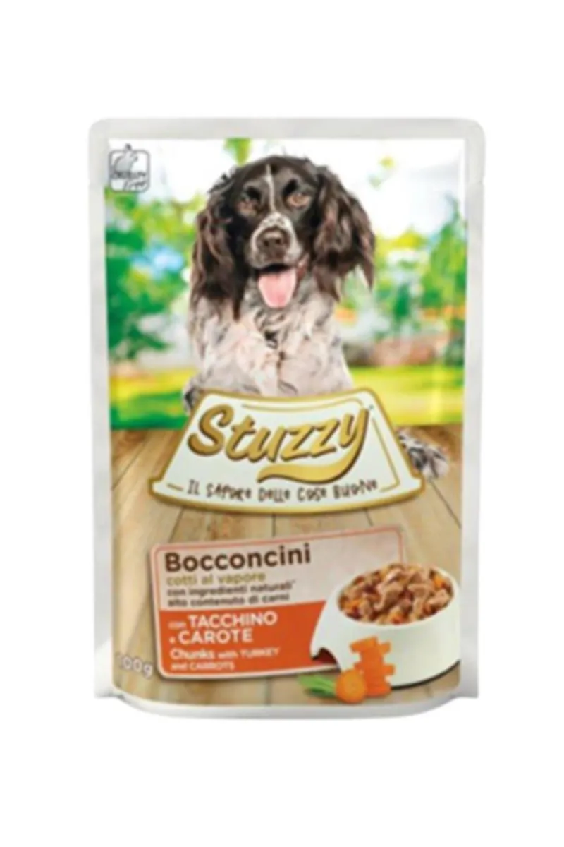 STUZZY DOG TURKEY WITH CARROT 100G