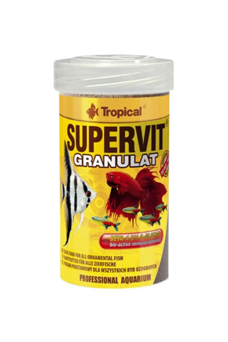 SUPERVIT HRANA ZA SVE VRSTE TROPSKIH RIBA U OBLIKU GRANULA 100 ML - 55 G