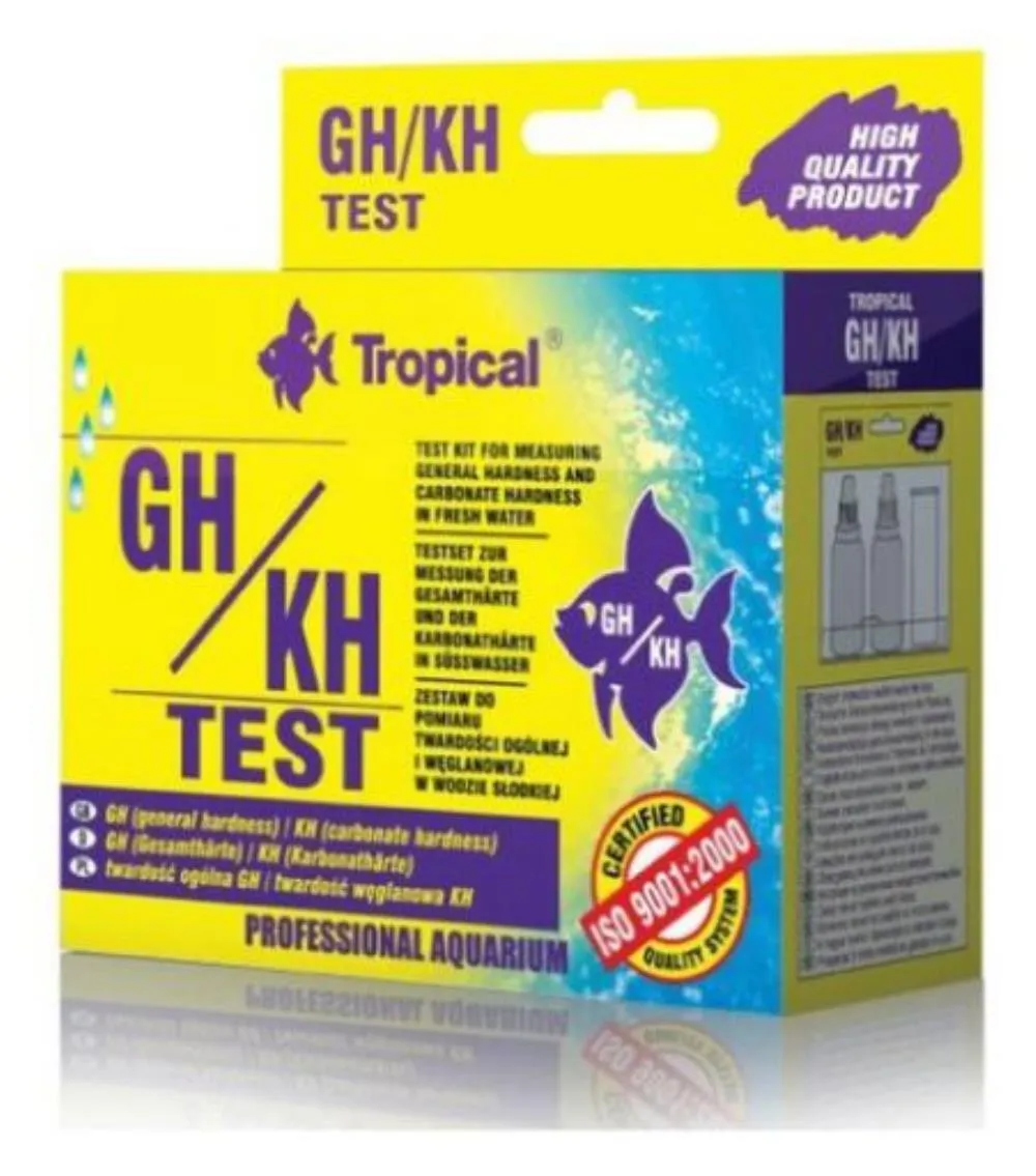 TEST GH/KH ZA TVRDOCU VODE
