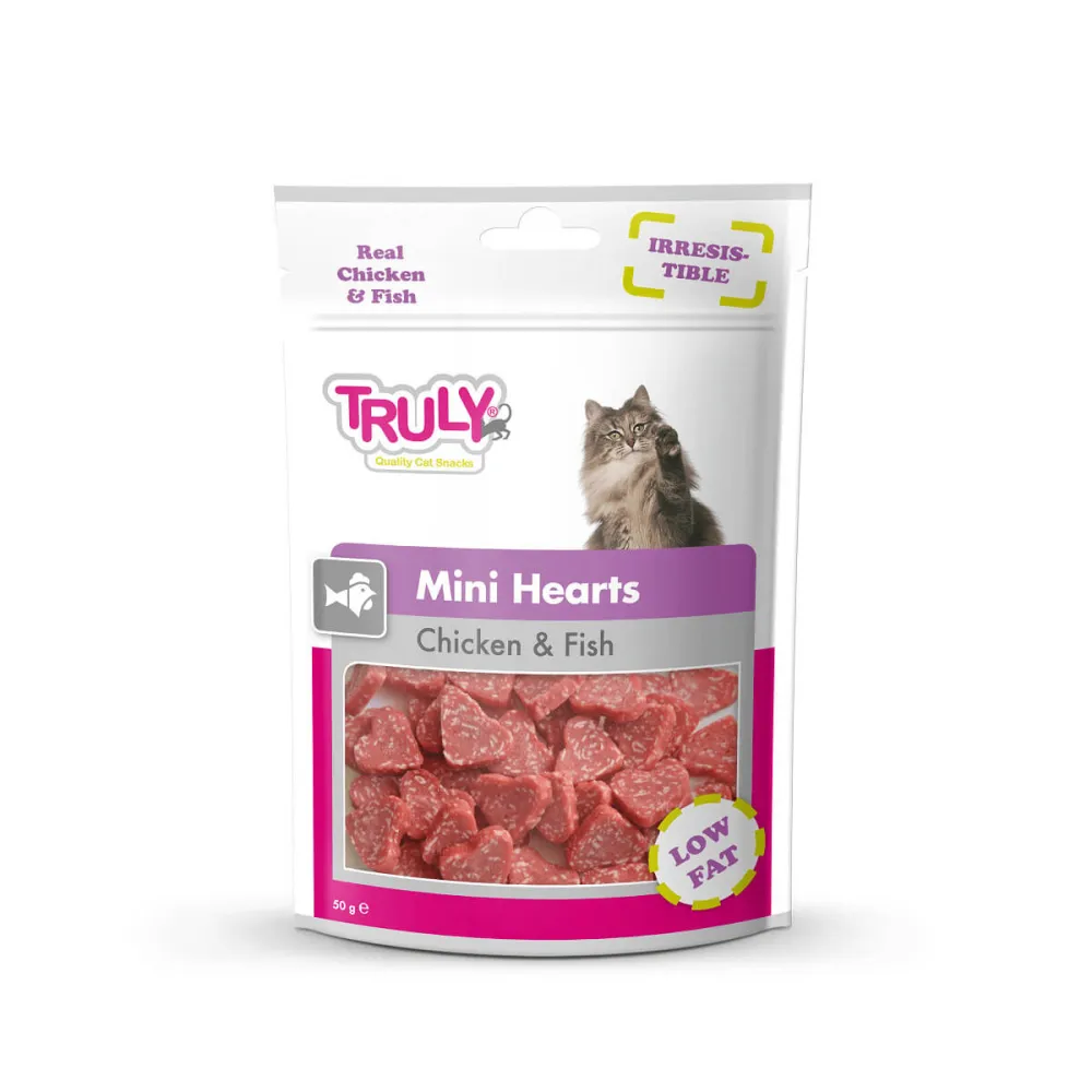 TRULY POSLASTICA ZA MACKE PILECA SRCA I BAKALAR 50G
