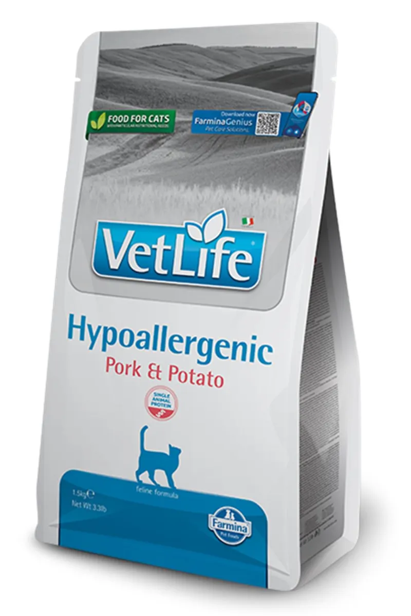 VET LIFE CAT HYPO PORK POTATO