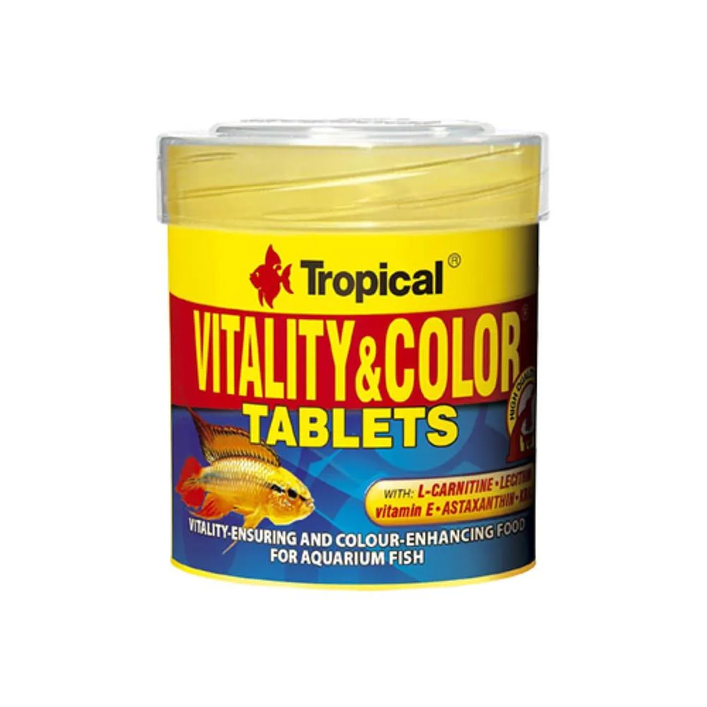 VITALITY&COLOR  Hrana za ribe u obliku tableta A 50 ml - 36 g oko  80 kom