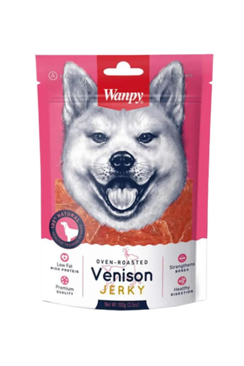 Wanpy Jerky poslastica za pse, divlja? 100 g
