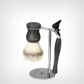 Acca Kappa Shaving Set With Stand Synthetic Fibres Brush – “Mach 3” Razor – Set četka za brijanje od sintetičkih vlakana i “Mach 3”