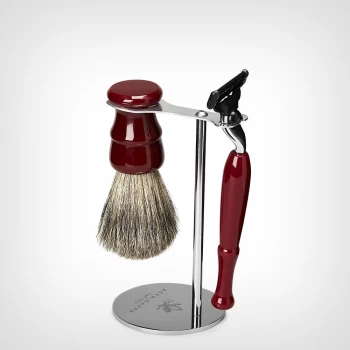 Acca Kappa Shaving Set With Stand – Vintage – “Mach 3” Razor – Set četka za brijanje od dlake jazavca i brijač “Mach 3”