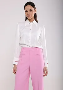 BELA VISKOZNA BLUZA