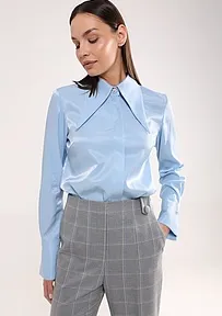 BLUZA SA EFEKTNOM KRAGNOM