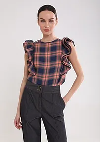BLUZA SA KARNERIMA
