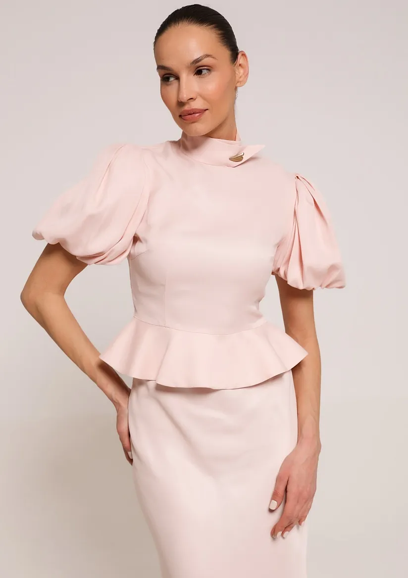 BLUZA SA PUF RUKAVIMA