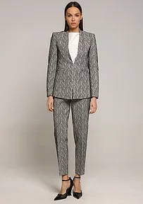 CIGARET PANTALONE SA GEOMETRIJSKIM ŠARAMA