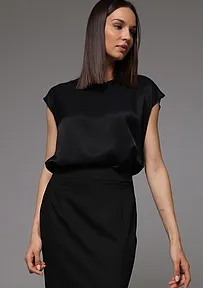 CRNA VISKOZNA BLUZA